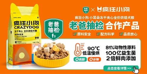 疯狂小狗夹心粮 引领狗粮市场的新潮流宠物食品